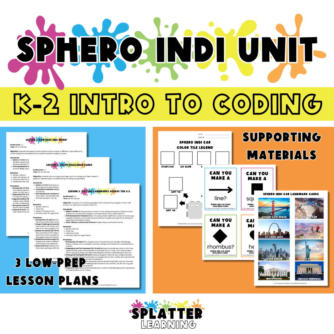 Sphero Indi Car activities